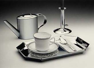 Teapot, Candlestick, One-sheet Waiter